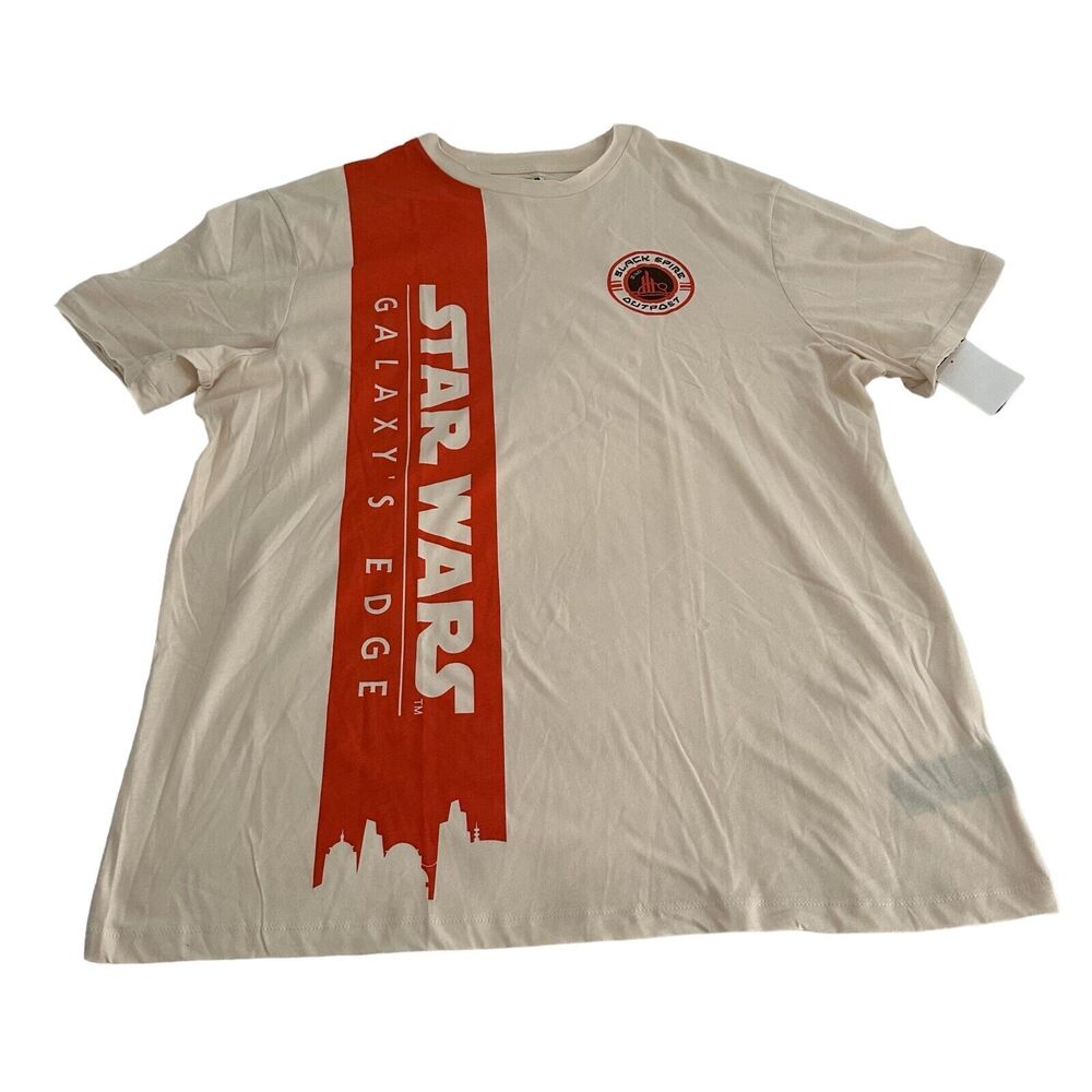 Disney Parks Star Wars Galaxy's Edge Black Spire Outpost T-Shirt Men's Size XL